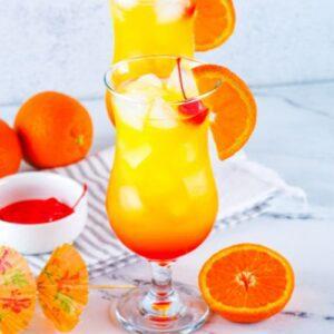 Tequila Sunrise Cocktail recipe.