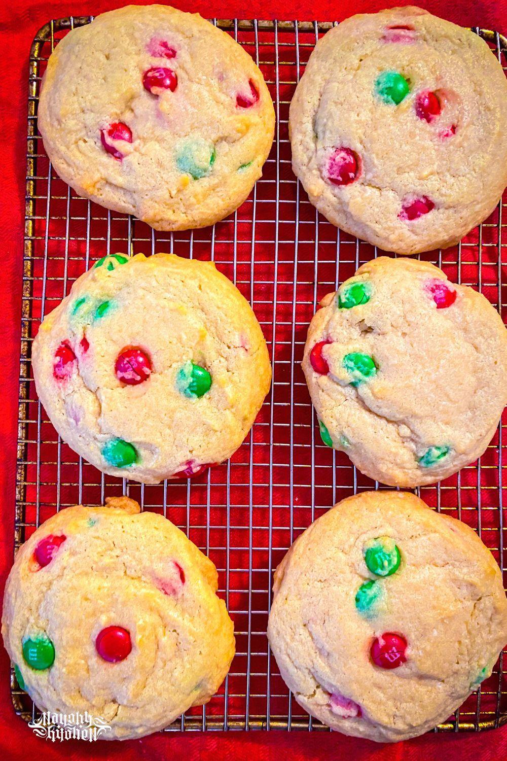 M&M Christmas Cookies