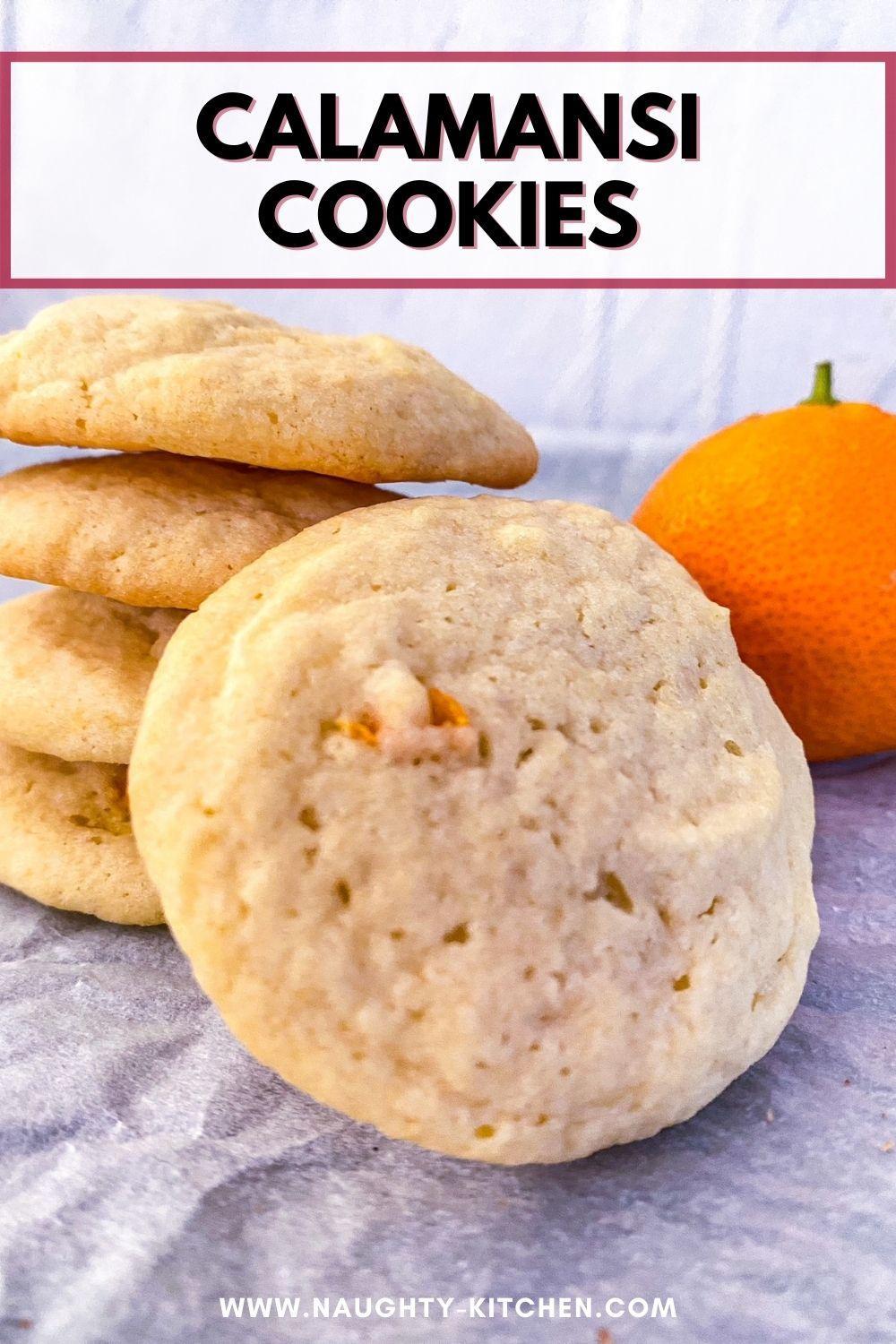 calamansi cookies with orange calamansi.