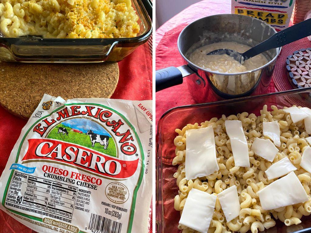 How to make Queso Fresco Mac and Cheese.