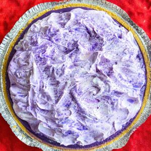 Whole Ube Lush Pudding Pie.