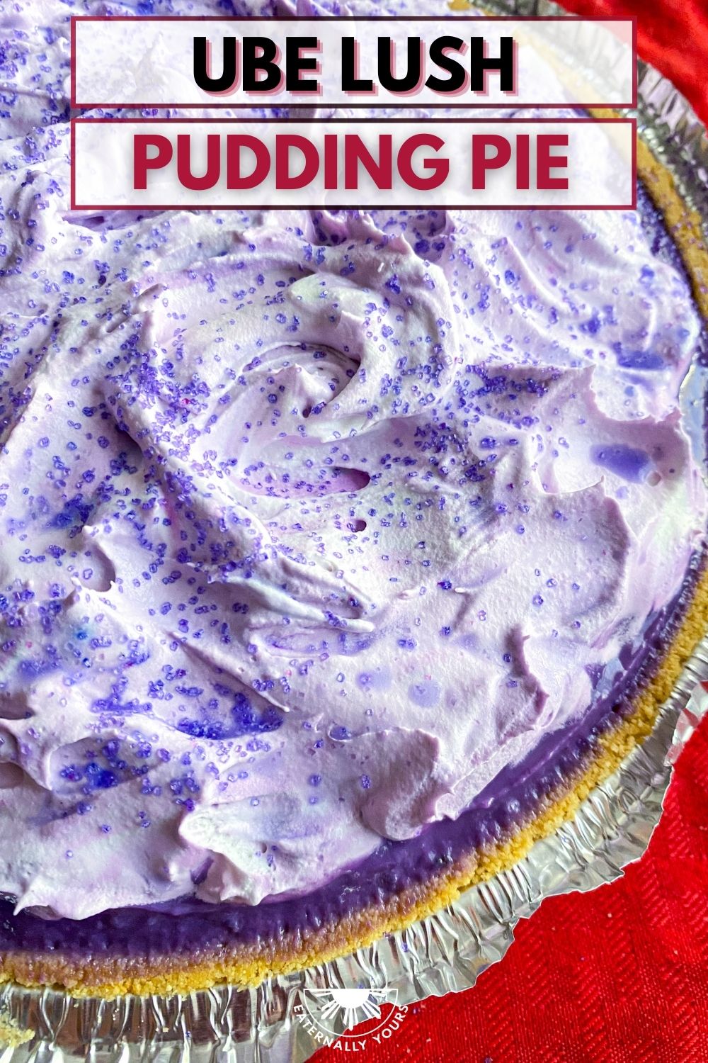 Ube Lush Pudding Pie