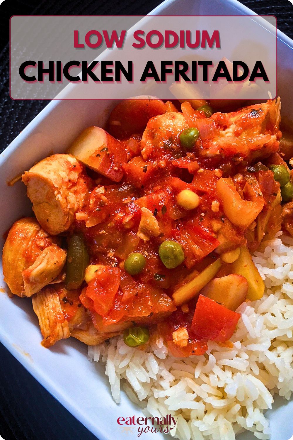 Chicken Afritada Low Sodium.