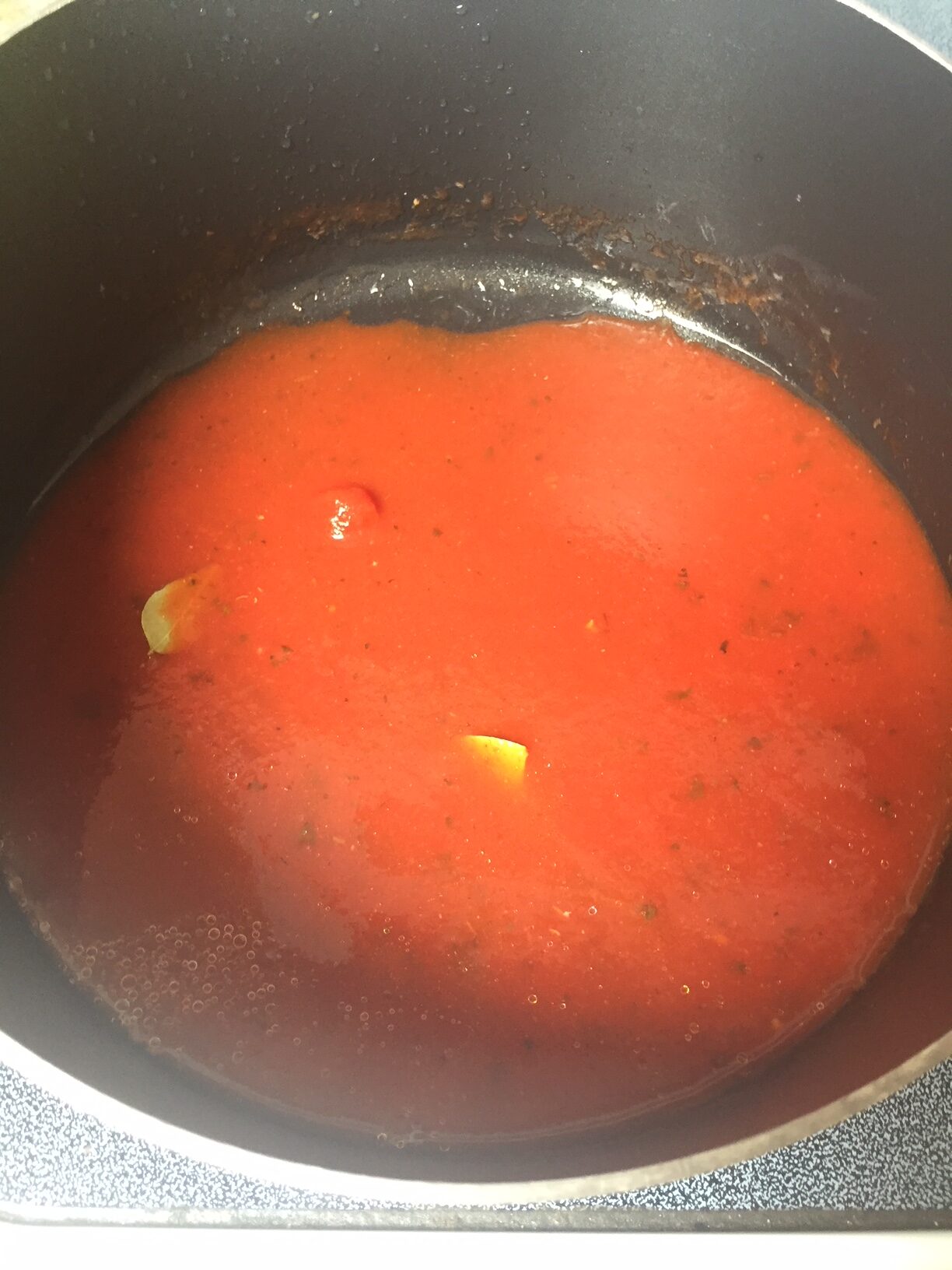 Chicken Afritada sauce.